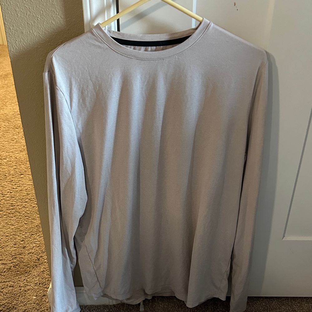 UNRL Men's Gray Long Sleeve Shirt